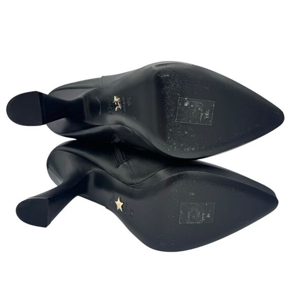 Christian Dior D-Fiction Leather Heeled Ankle Boot Noir Black Size 8.5 - Picture 11 of 16